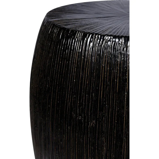 Bud Stool/Accent Table - Black Outdoor End Table-Garden Stools-Seasonal Living-LOOMLAN