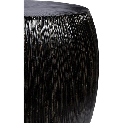 Bud Stool/Accent Table - Black Outdoor End Table-Garden Stools-Seasonal Living-LOOMLAN