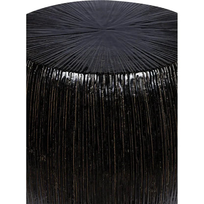 Bud Stool/Accent Table - Black Outdoor End Table-Garden Stools-Seasonal Living-LOOMLAN