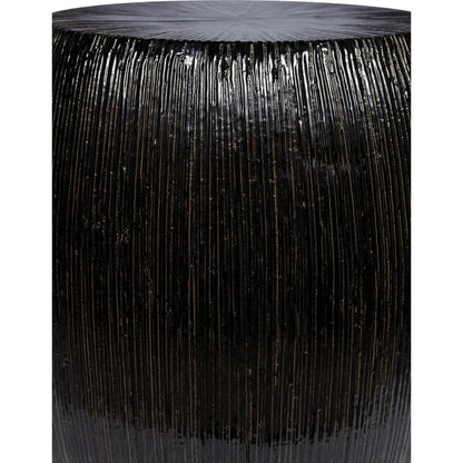 Bud Stool/Accent Table - Black Outdoor End Table-Garden Stools-Seasonal Living-LOOMLAN