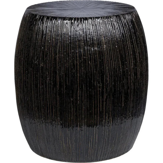 Bud Stool/Accent Table - Black Outdoor End Table-Garden Stools-Seasonal Living-LOOMLAN