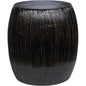 Bud Stool/Accent Table - Black Outdoor End Table-Garden Stools-Seasonal Living-LOOMLAN