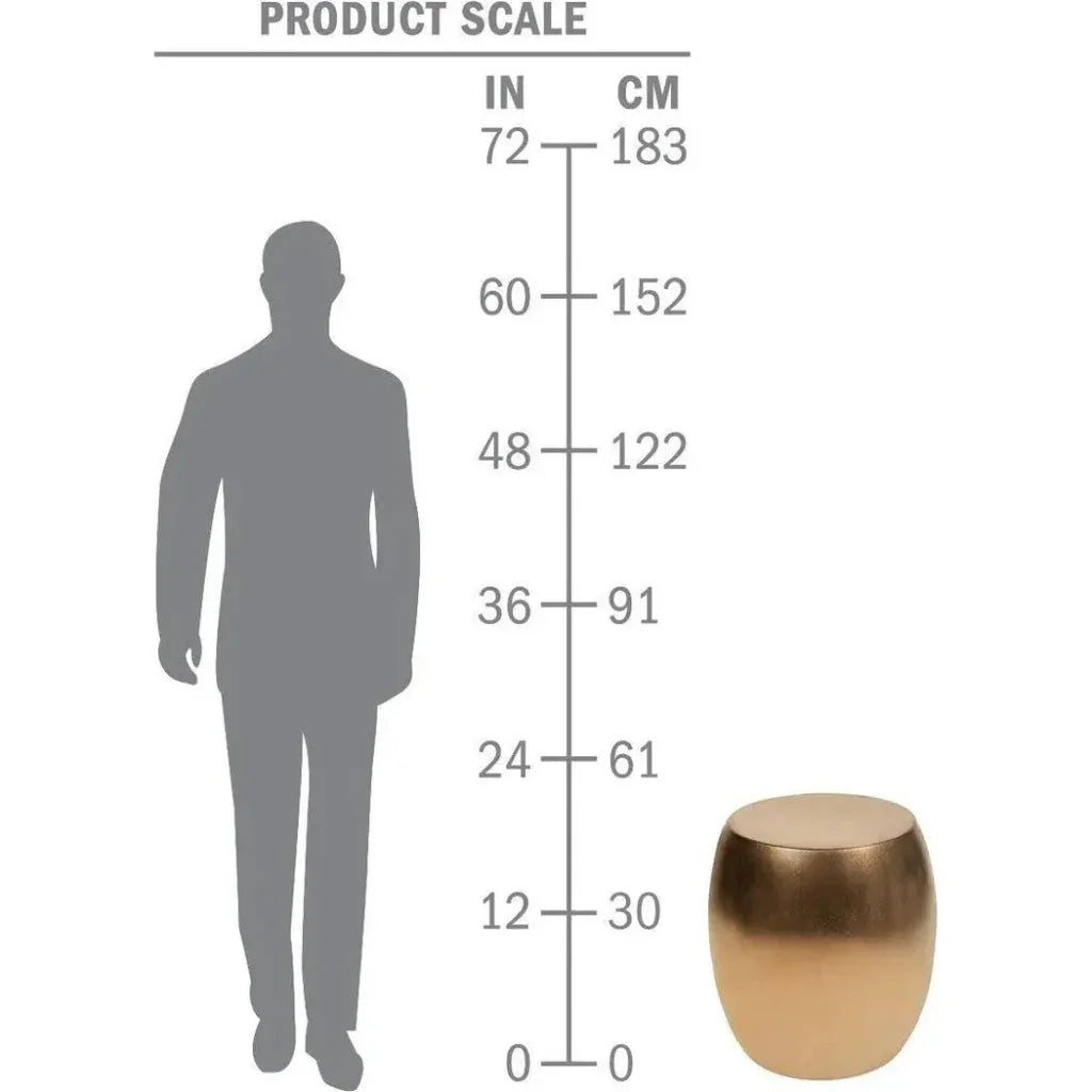 Bud Stool/Accent Table - Brown Outdoor End Table-Garden Stools-Seasonal Living-LOOMLAN