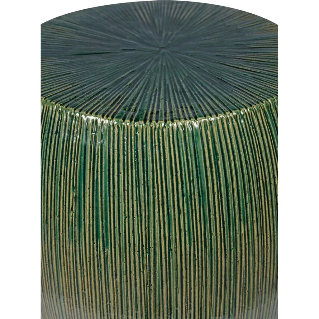 Bud Stool/Accent Table - Green Outdoor End Table-Garden Stools-Seasonal Living-LOOMLAN