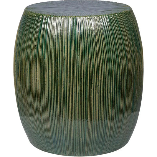 Bud Stool/Accent Table - Green Outdoor End Table-Garden Stools-Seasonal Living-LOOMLAN
