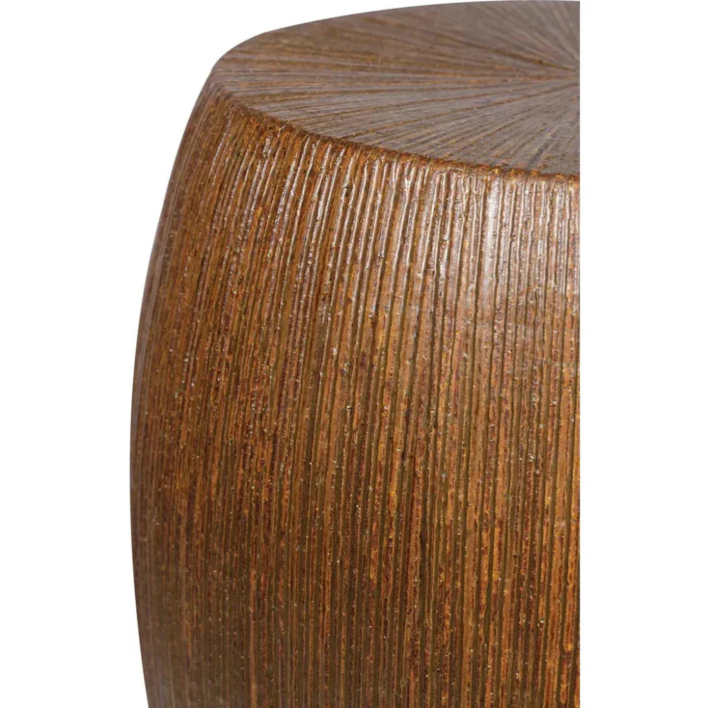 Bud Stool/Accent Table - Red Outdoor End Table-Garden Stools-Seasonal Living-LOOMLAN