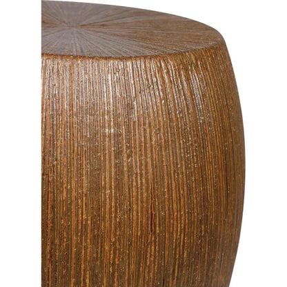 Bud Stool/Accent Table - Red Outdoor End Table-Garden Stools-Seasonal Living-LOOMLAN