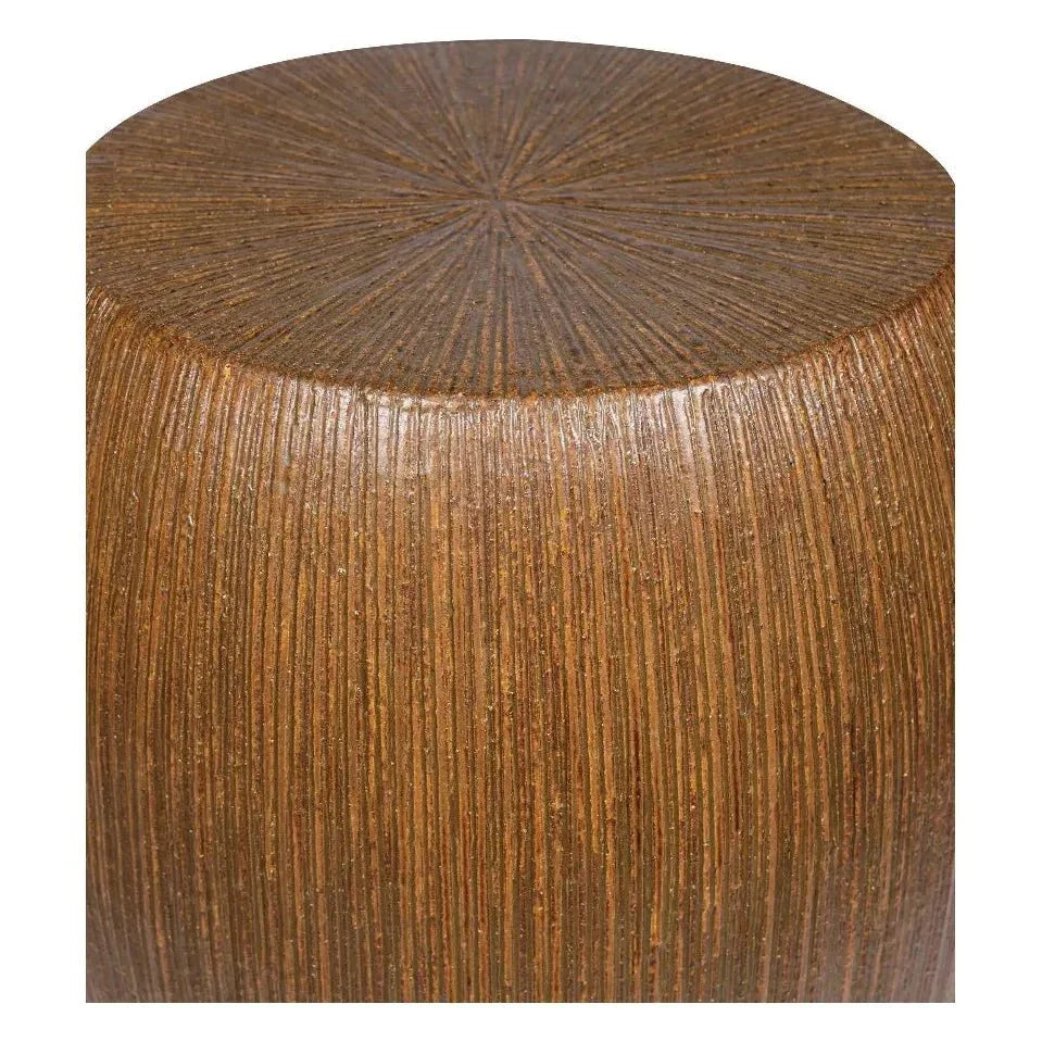 Bud Stool/Accent Table - Red Outdoor End Table-Garden Stools-Seasonal Living-LOOMLAN