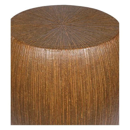 Bud Stool/Accent Table - Red Outdoor End Table-Garden Stools-Seasonal Living-LOOMLAN