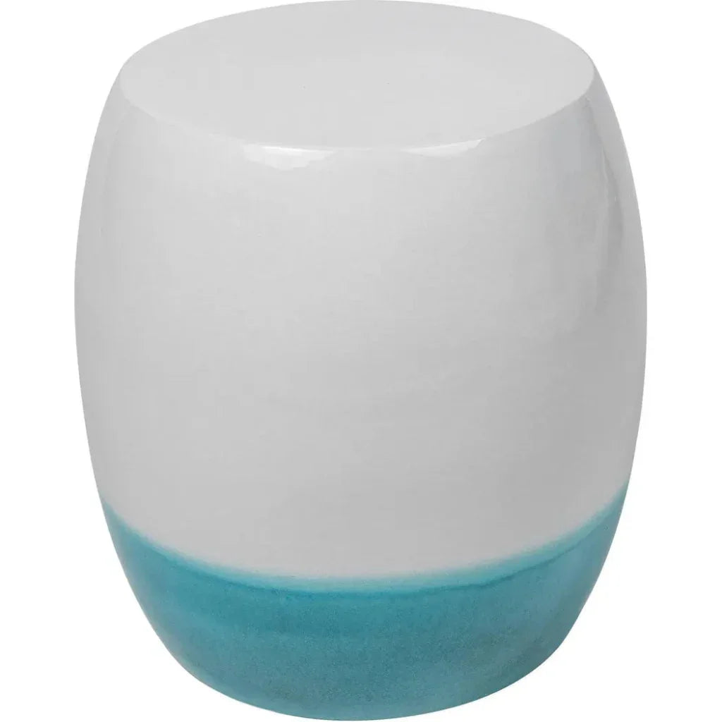 Bud Stool/Accent Table - White Outdoor End Table-Garden Stools-Seasonal Living-LOOMLAN