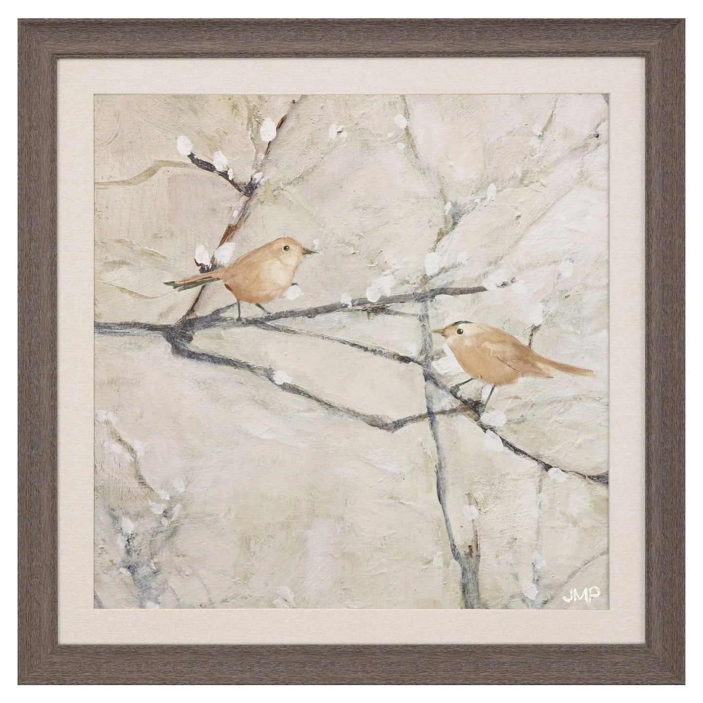 Budding Willow Neutral Framed Wall Art