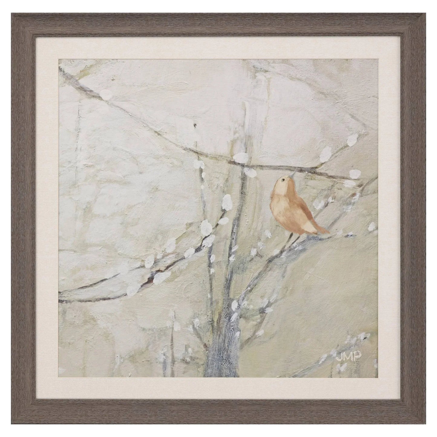 Budding Willow Neutral Framed Wall Art