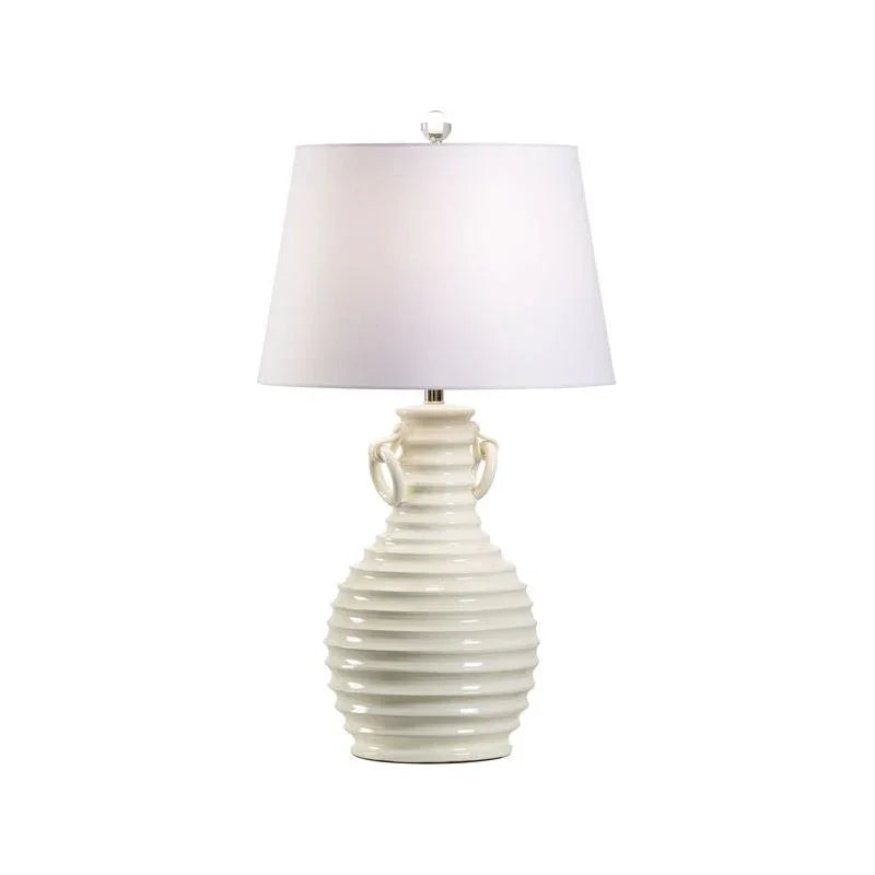 Bugello Ribbed Ceramic Table Lamp - LOOMLAN - Wildwood - Table Lamps