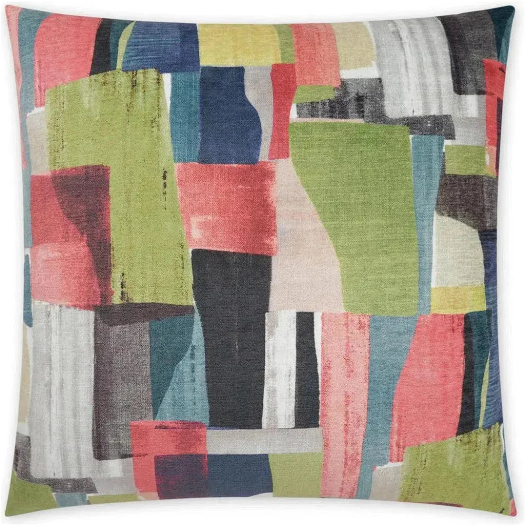 Build Coral Abstract Coral Large Throw Pillow Insert - LOOMLAN - D.V. Kap - Throw Pillows