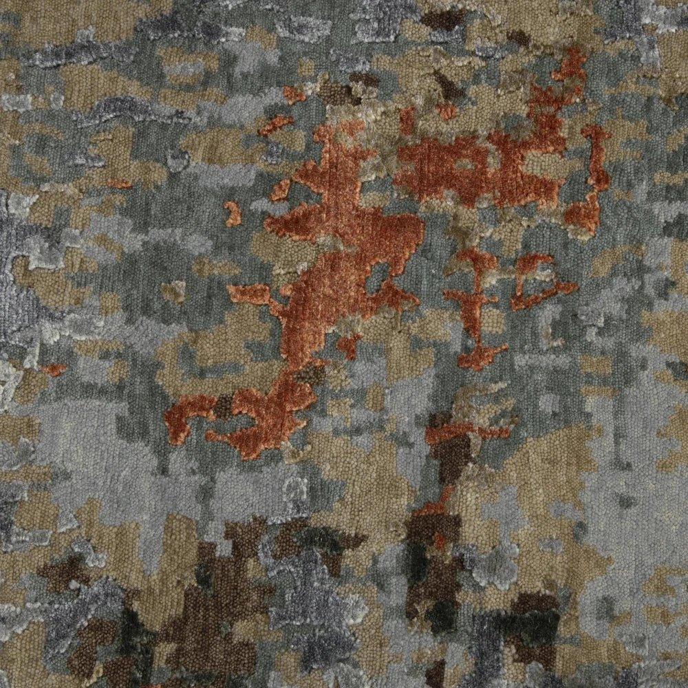 Buna Abstract Orange Large Area Rugs For Living Room - LOOMLAN - LOOMLAN - Area Rugs