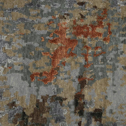 Buna Abstract Orange Large Area Rugs For Living Room - LOOMLAN - LOOMLAN - Area Rugs