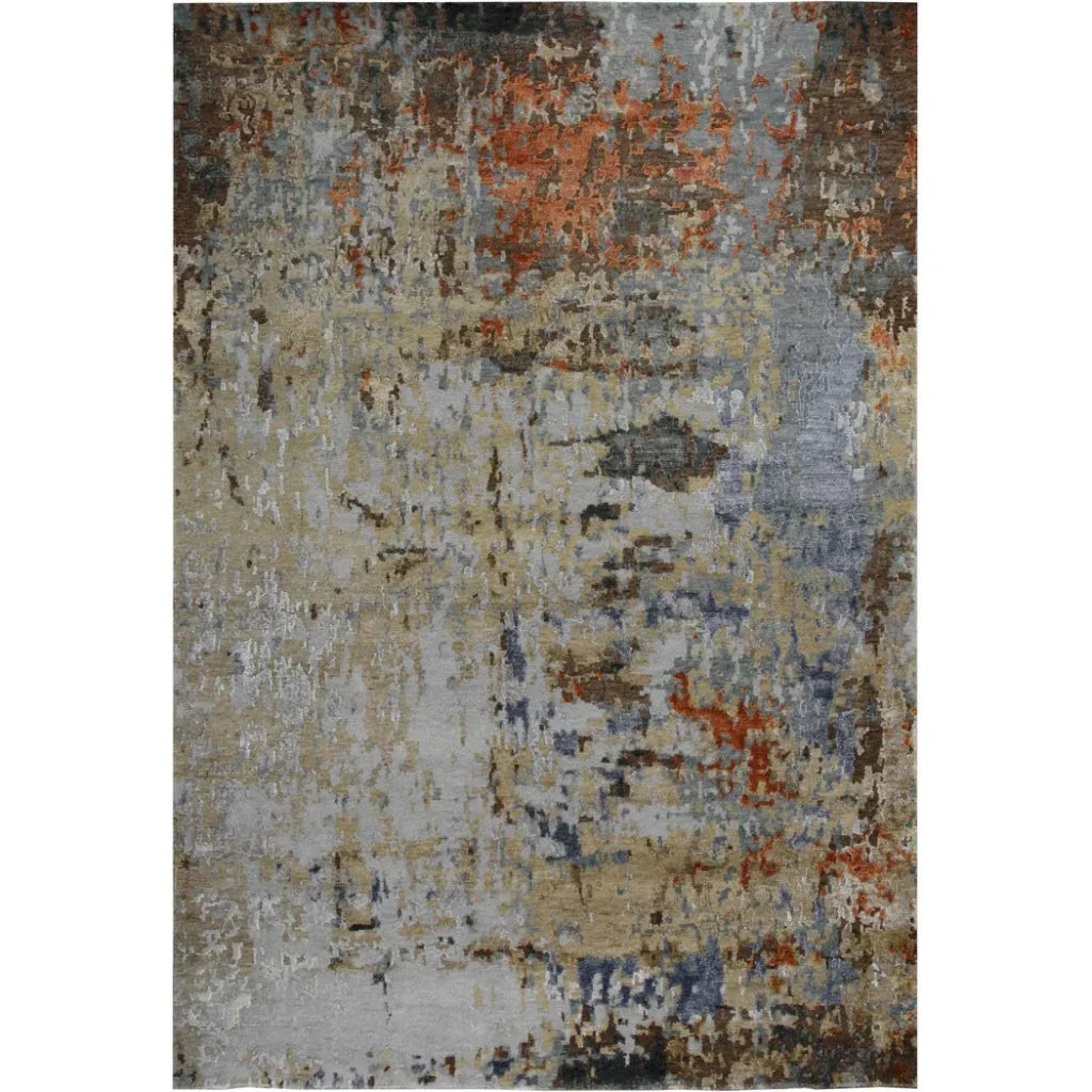 Buna Abstract Orange Large Area Rugs For Living Room - LOOMLAN - LOOMLAN - Area Rugs