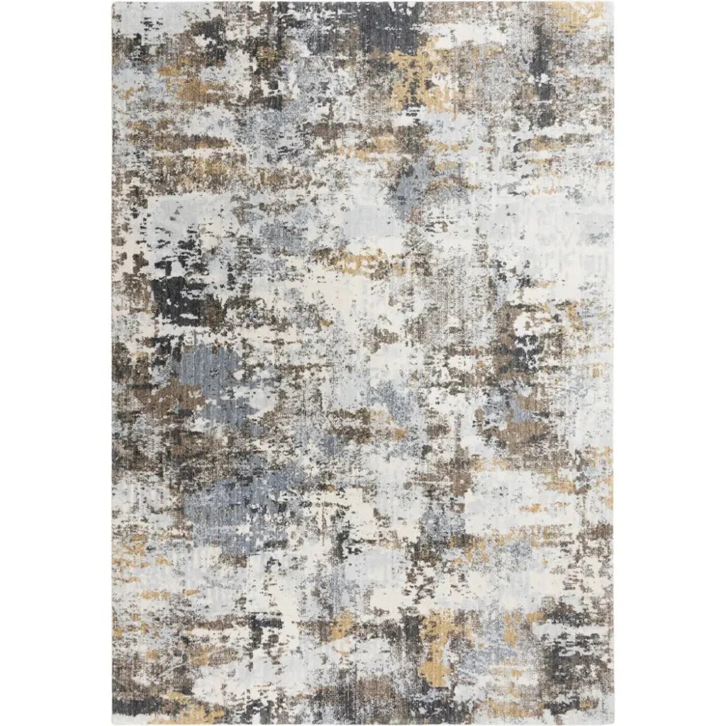Bung Abstract Blue Large Area Rugs For Living Room - LOOMLAN - LOOMLAN - Area Rugs