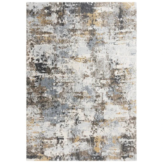 Bung Abstract Blue Large Area Rugs For Living Room - LOOMLAN - LOOMLAN - Area Rugs