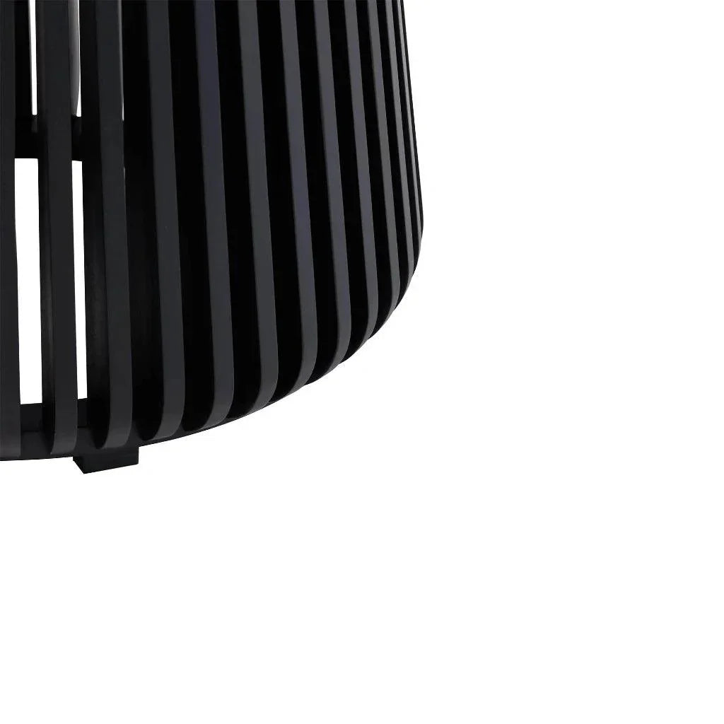 Bungalow Glass Top Wooden Round Side Table - LOOMLAN - LH Imports - Side Tables