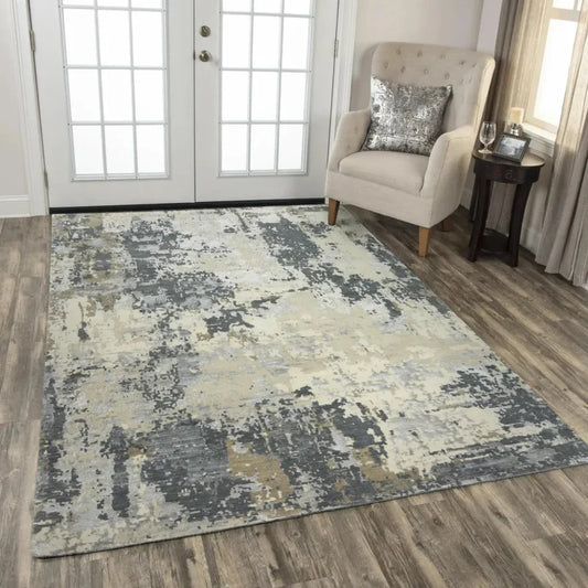 Bunn Abstract Large Area Rugs For Living Room - LOOMLAN - LOOMLAN - Area Rugs