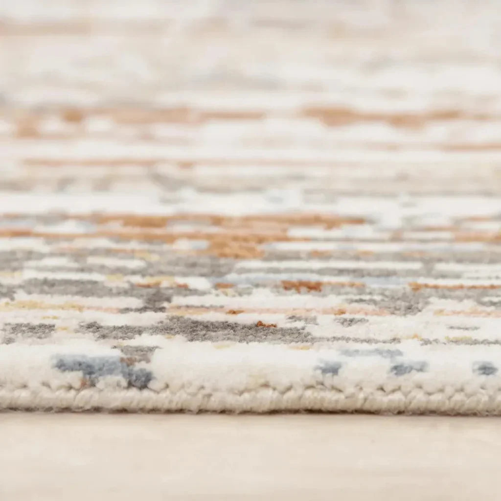 Buol Abstract Rust Large Area Rugs For Living Room - LOOMLAN - LOOMLAN - Area Rugs