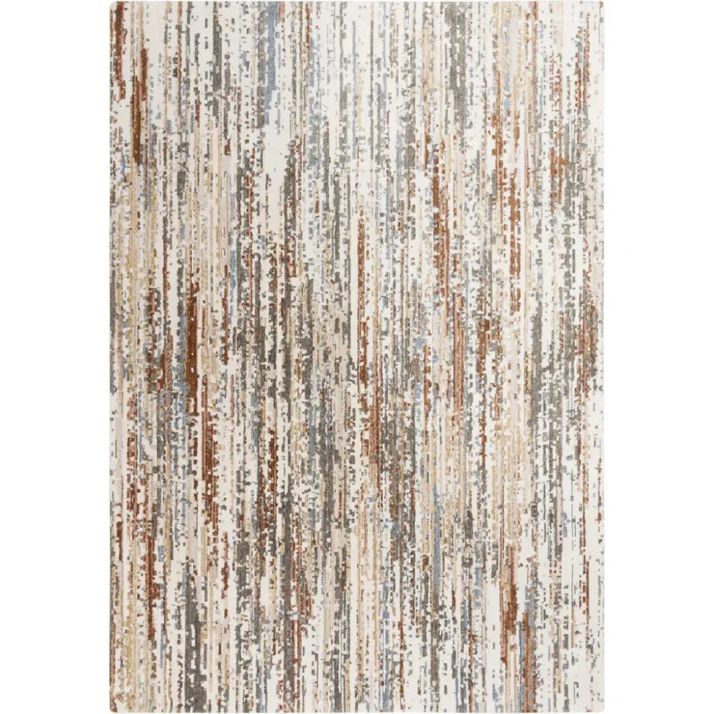 Buol Abstract Rust Large Area Rugs For Living Room - LOOMLAN - LOOMLAN - Area Rugs