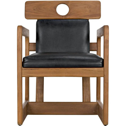 Buraco Arm Chair, Teak - LOOMLAN - Noir - Accent Chairs