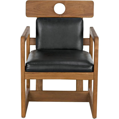 Buraco Arm Chair, Teak - LOOMLAN - Noir - Accent Chairs