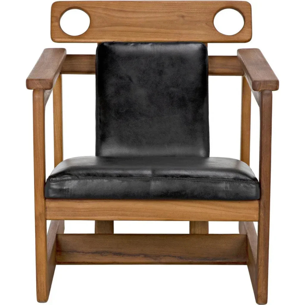Buraco Relax Chair, Teak - LOOMLAN - Noir - Accent Chairs