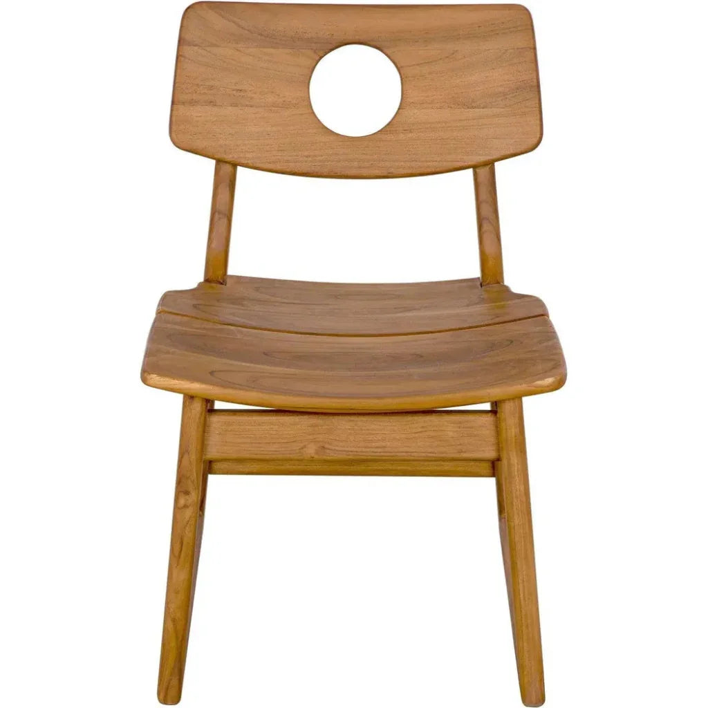 Buraco Chair, Teak - LOOMLAN - Noir - Dining Chairs