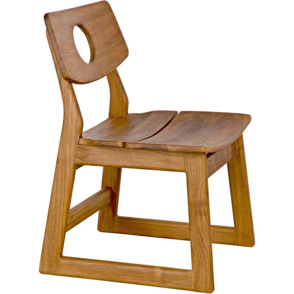 Buraco Chair, Teak - LOOMLAN - Noir - Dining Chairs