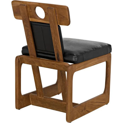Buraco Dining Chair, Teak - LOOMLAN - Noir - Dining Chairs