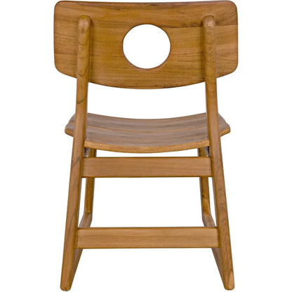 Buraco Chair, Teak - LOOMLAN - Noir - Dining Chairs