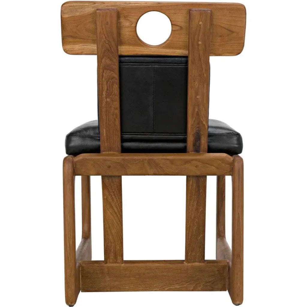 Buraco Dining Chair, Teak - LOOMLAN - Noir - Dining Chairs