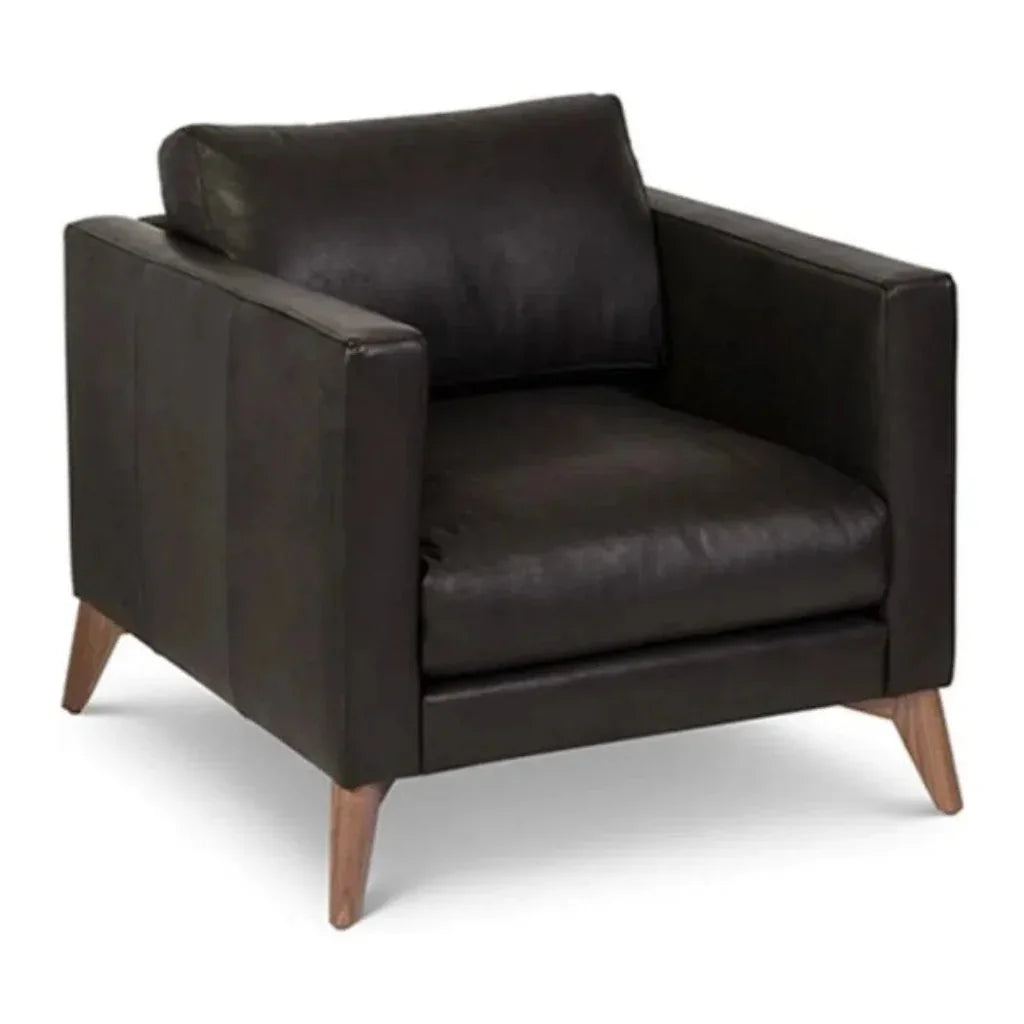 Burbank Leather Club Chair Environmentally Friendly - LOOMLAN - One For Victory - Club Chairs