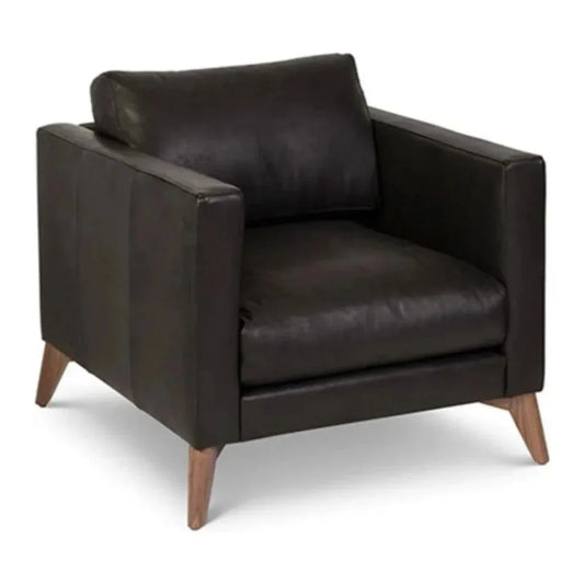 Burbank Leather Club Chair Environmentally Friendly - LOOMLAN - One For Victory - Club Chairs