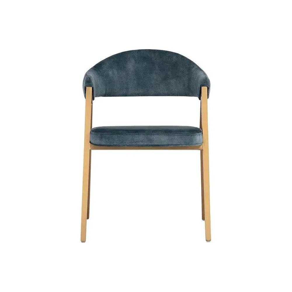 Burgos Fabric Dining Armchair - LOOMLAN - SUNPAN - Dining Chairs