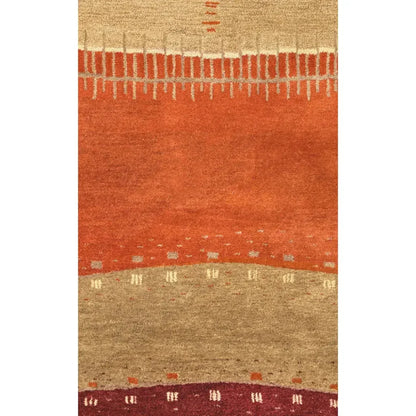 Burh Wool Red Hallway Kitchen Runner Rug - LOOMLAN - LOOMLAN - Area Rugs