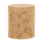 Burl Wooden Round Accent Table