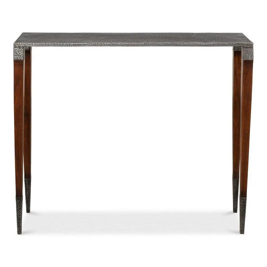 Burnford Console Table Antiqued Finish - LOOMLAN - Sarreid - Console Tables