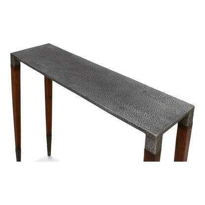 Burnford Console Table Antiqued Finish - LOOMLAN - Sarreid - Console Tables