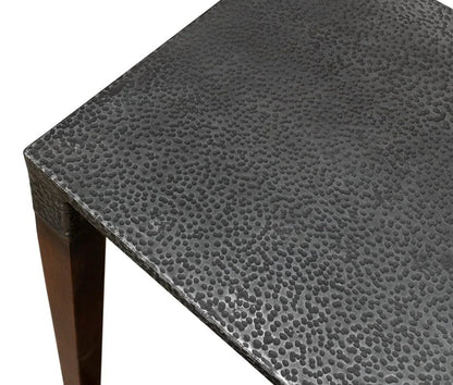 Burnford Wood Framed Sqaure Table - LOOMLAN - Sarreid - Side Tables