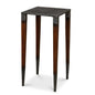 Burnford Wood Framed Sqaure Table - LOOMLAN - Sarreid - Side Tables