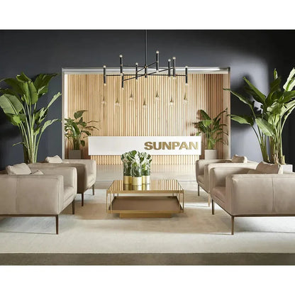 Burr Leather Armchair - LOOMLAN - SUNPAN - Club Chairs