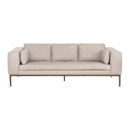 Burr Leather Sofa - LOOMLAN - SUNPAN - Sofas & Loveseats