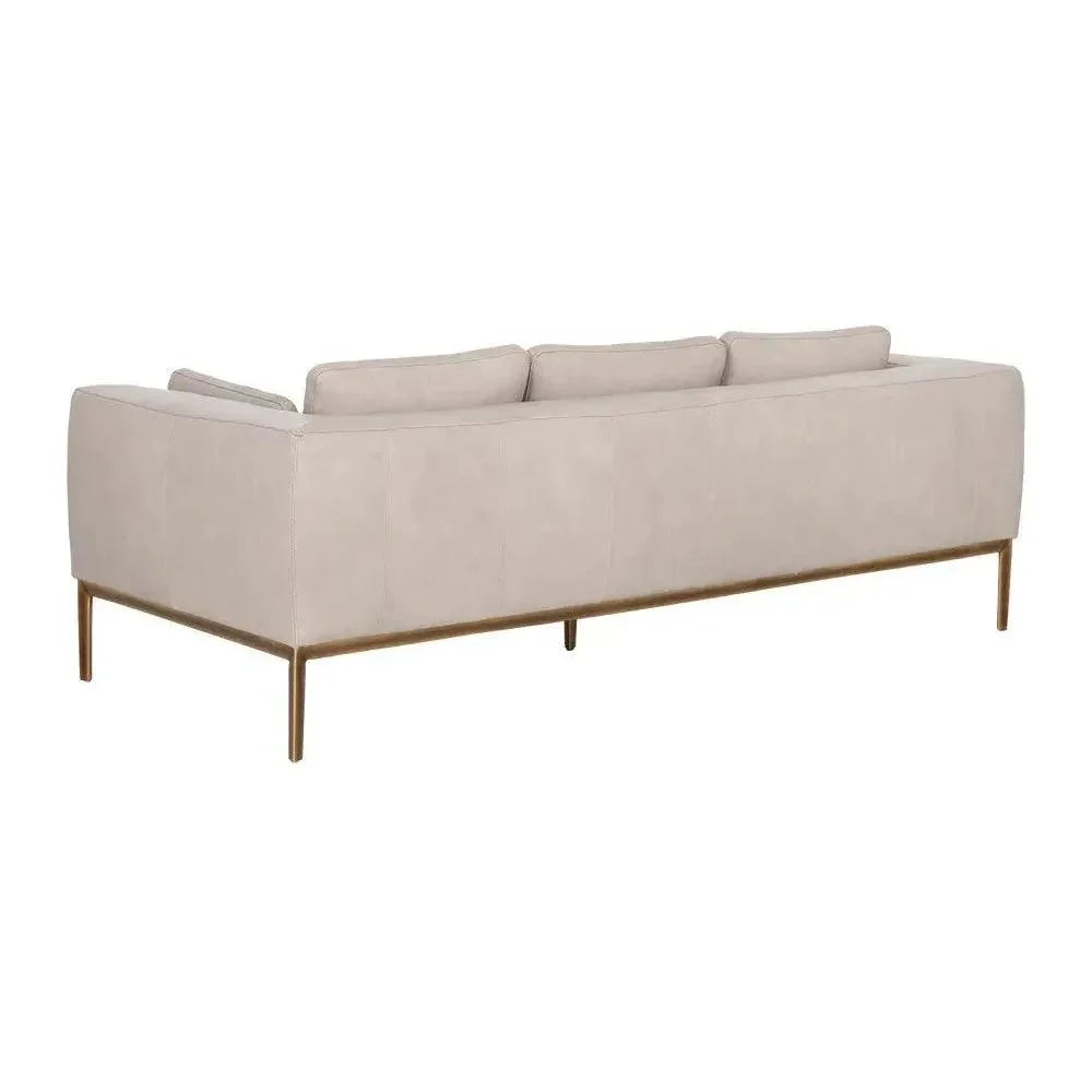 Burr Leather Sofa - LOOMLAN - SUNPAN - Sofas & Loveseats