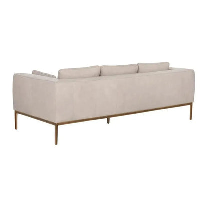 Burr Leather Sofa - LOOMLAN - SUNPAN - Sofas & Loveseats