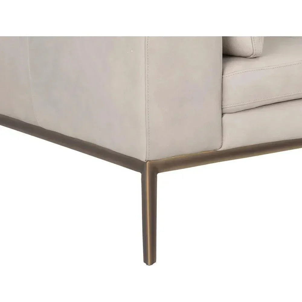 Burr Leather Sofa - LOOMLAN - SUNPAN - Sofas & Loveseats