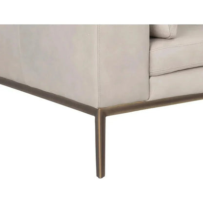 Burr Leather Sofa - LOOMLAN - SUNPAN - Sofas & Loveseats